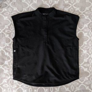 Wear Figs Black Rafaela Scrub Top - XS